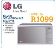 LG Silver Micowave (MS3040S)-30L