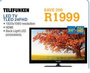 Telefunken 24" LED TV TLED24FHD