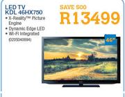 Sony 46" LED TV KDL46HX750