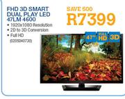 LG 47"FHD 3D Smart Dual Play LED TV 47LM4600