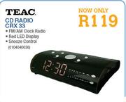 Teac CD Radio (CRX33)