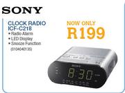 Sony Clock Radio (ICF-C218)