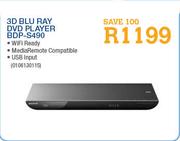 Sony 3D Blu Ray DVD Player (BDP-S490)
