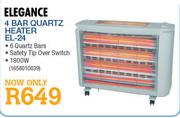 Elegance 4 Bar Quartz Heater (EL-24)