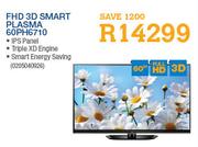 LG FHD 3D Smart Plasma-60"(60PH6710)