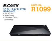 Sony 3D Blu-Ray Player (BDP-S4100)