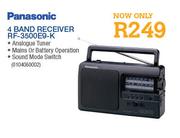 Panasonic 4 Band Receiver RF-3500E9-K