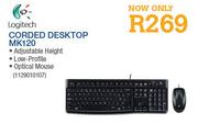 Logitech Corded Desktop-MK120