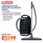Miele Obsidian Black Vacuum Cleanear S8330
