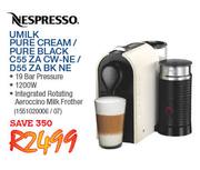 Nespresso clearance umilk c55