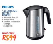 Philips 1.2Ltr Chrome Kettle HD4631