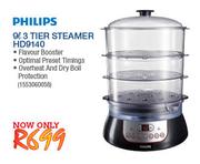 Philips 9Ltr 3 Tier Steamer HD9140