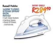 Russell Hobbs 1400W Turbo Steam Spray Iron RHI102