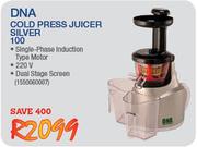 DNA Cold Press Juicer Silver 100