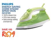 Philips Energy Saving 2200W Steam/Spray Iron GC3720