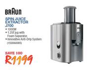 Braun Spin Juice Extractor J700