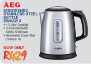 AEG Ergosense Stainless Steel Kettle EWA5210