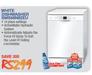 Bosch White Dishwasher SMS58N82EU