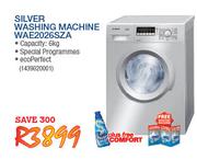 Bosch Silver Washing Machine WAE2026SZA