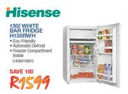 Hisense 130Ltr Bar Fridge H130RWH