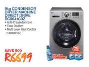 LG 9kg Condensor Dryer Machine Direct Drive RC9041C3Z