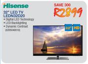 Hisense 32" HD LED TV LEDN32D20