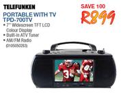 Telefunken Portable With TV TPD-700TV