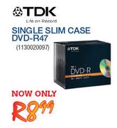 TDK Single Slim Case DVD-R47