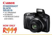 Canon Powershot Black SX150 IS