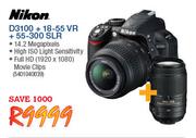 Nikon D3100 + 18-55 VR + 55-300 SLR