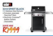 Weber E310 Spirit Black