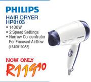 Philips Hair Dryer HP8103