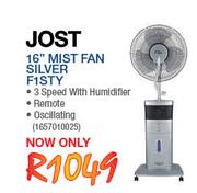 Jost 16" Mist Fan Silver F1Sty