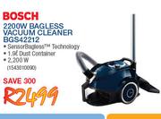 Bosch 2200W Bagless Vacuum Cleaner BGS42212
