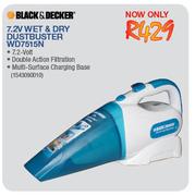 Black & Decker 7.2V Wet & Dry Dustbuster WD7515N