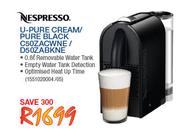 Nespresso U-Pure Cream/Pure Black C50ZACWNE/D50ZABKNE