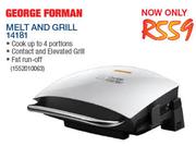 George Forman Melt And Grill 14181