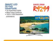 Samsung 46" Smart LED 3D FHD UA46F6400