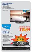 DSTV 42" FHD LED Smart 42LN5700 Plus HD PVR-2U Decoder-Per Bundle