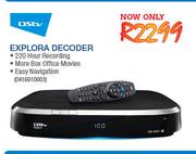 DSTV Explora Decorder