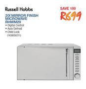 Russell Hobbs 20L Mirror Finish Microwave-RHMM20