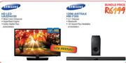 Samsung 32" HD LED-UA32H4100 Plus Samsung 120W Airtrax-HW-F355-Per Bundle