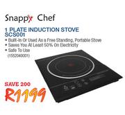 Snappy Chef 1 Plater Induction Stove SCS001