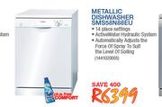 Bosch Metallic Dishwasher SMS58N88EU
