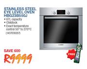 Bosch Stainless Steel Eye Level Oven HBG23B550J