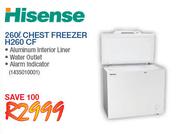 Hisense 260Ltr Chest Freezer H260 CF