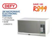 Defy 28Ltr Microwave Electronic DMO350