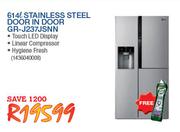 LG 614Ltr Stainless Steel Door In Door GR-J237JSNN