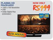 Samsung 43" Plasma HD TV PA43H4000