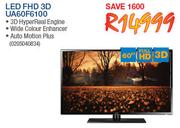 Samsung 60" LED FHD 3D TV UA60F6100